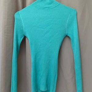 long sleeve ribbed shirt
